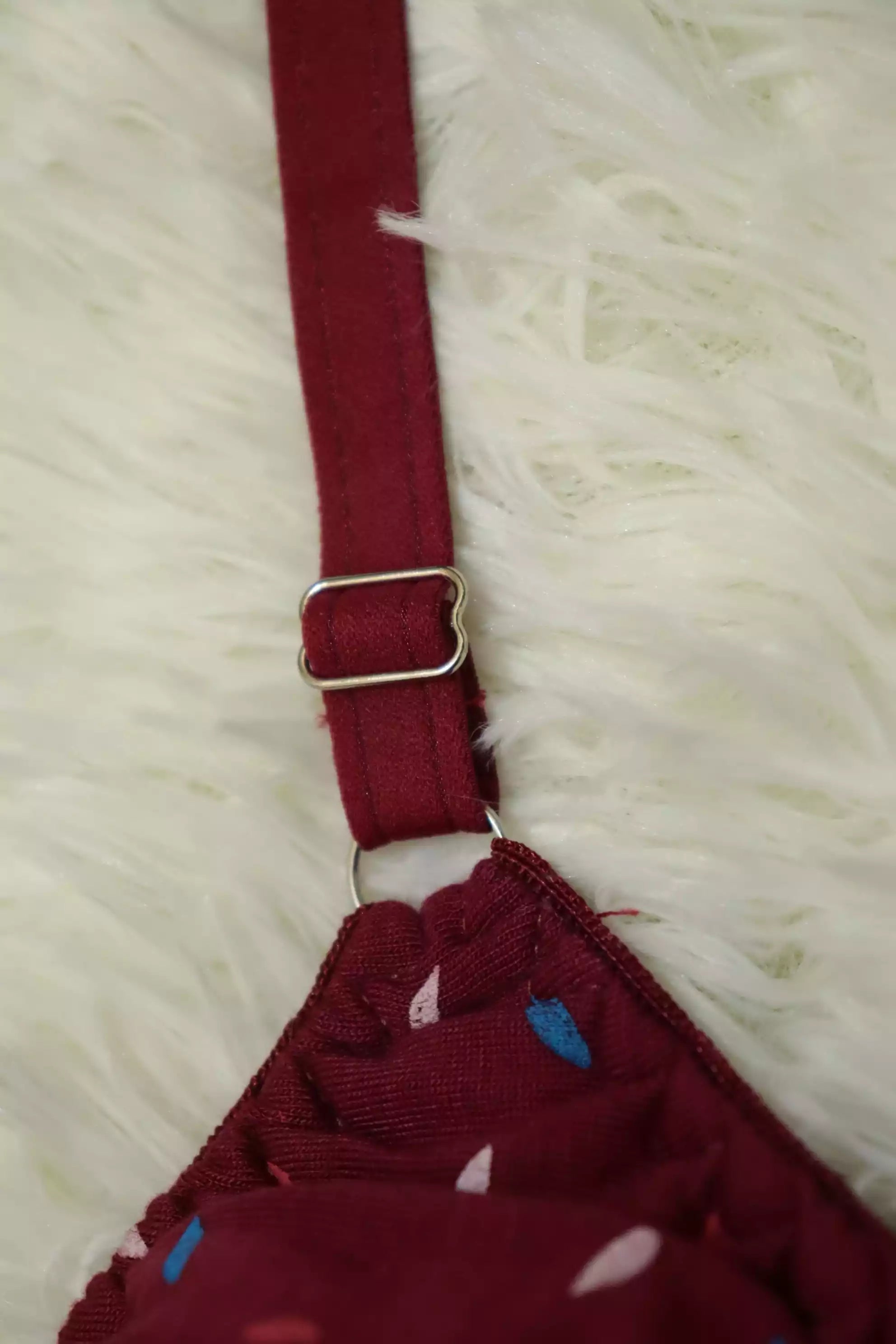 Soft Cotton Light Padded Bra - Mahroon