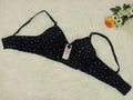 Soft Cotton Light Padded Bra - Black