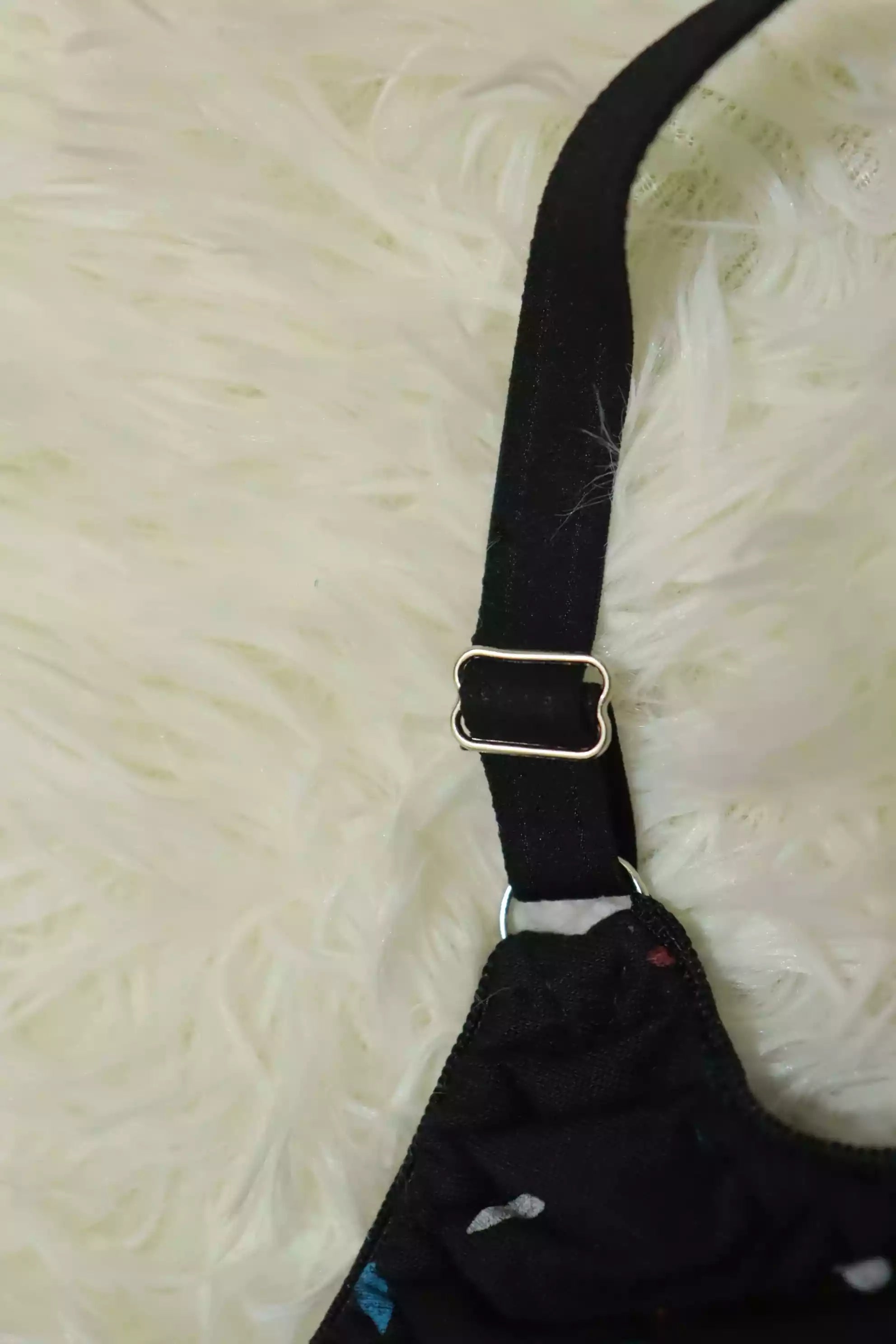 Soft Cotton Light Padded Bra - Black